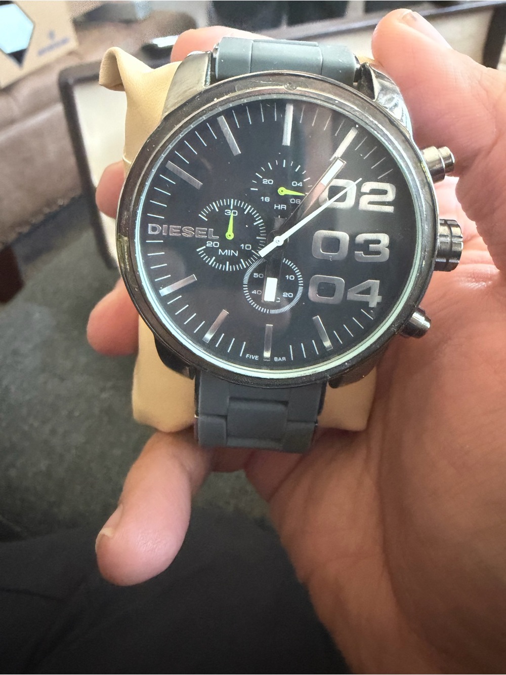 Diesel Gray Black Chronograph Watch